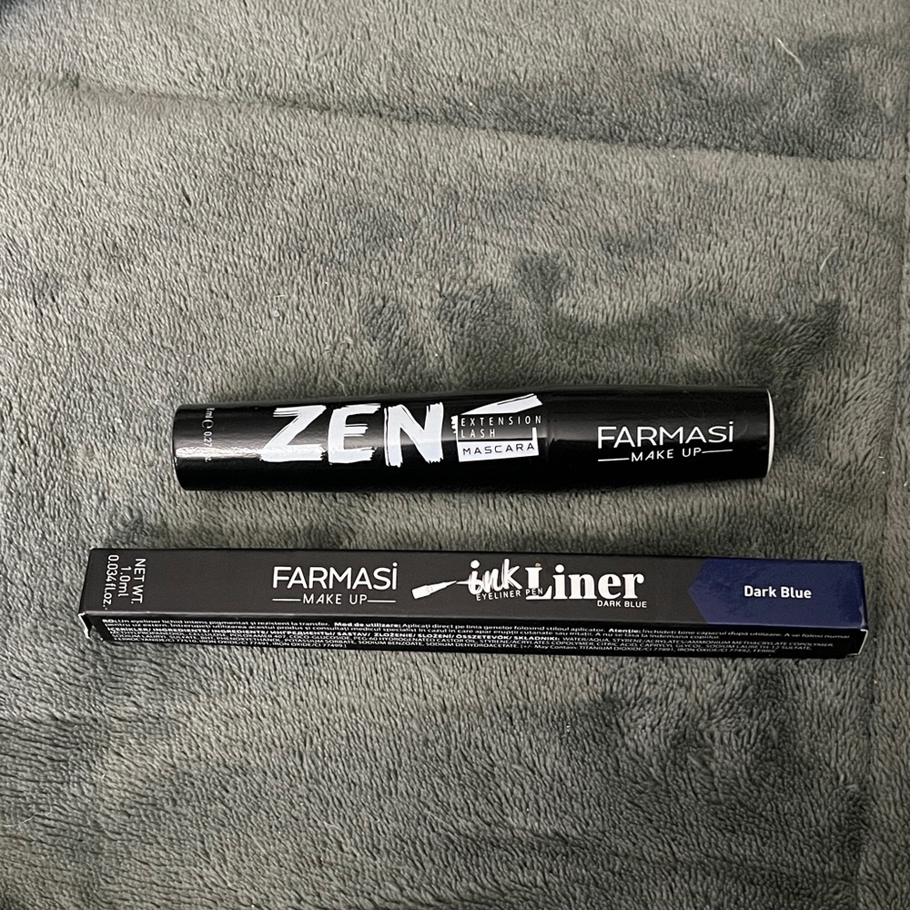 New Farmasi Set Zen Mascara and Ink Liner in Deep Blue